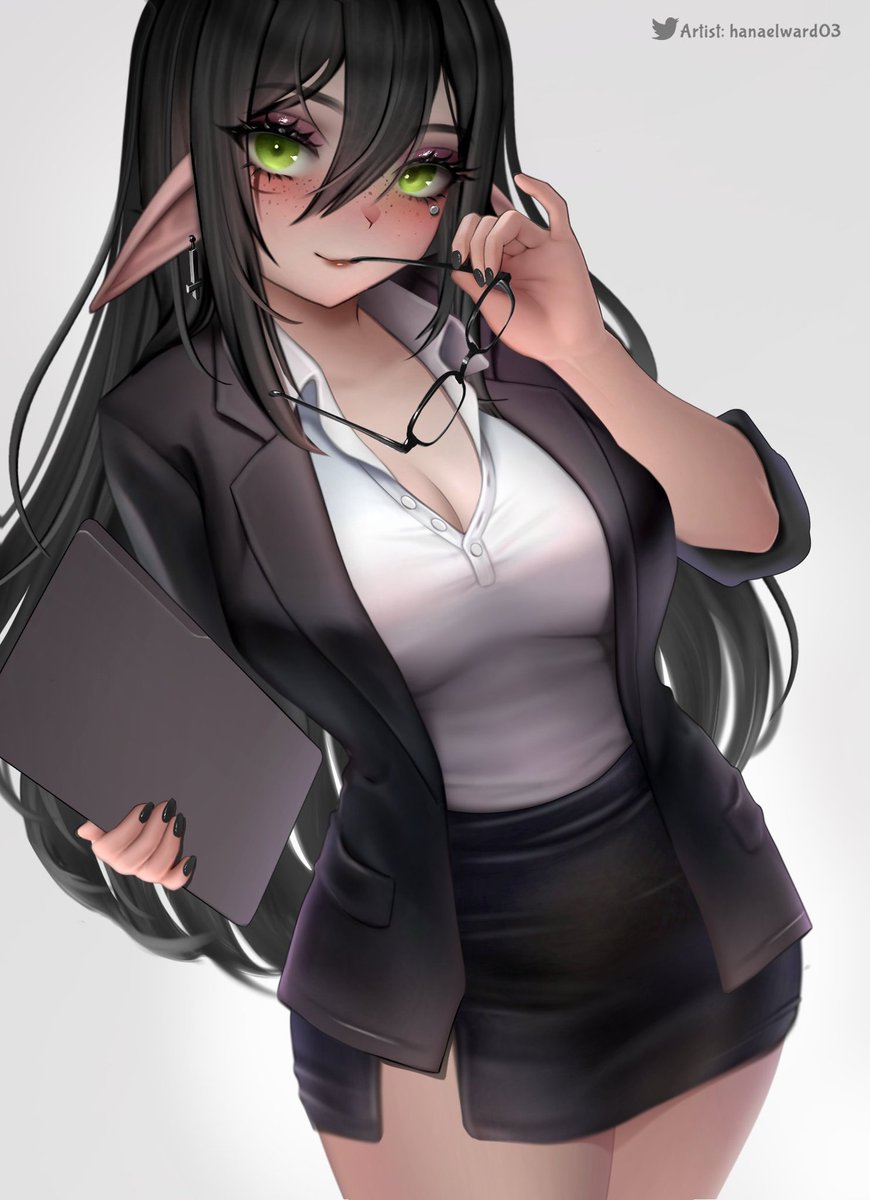 hanaelward03's tweet photo. Office lady Layna ๐ค
Ych piece for @StupidLilPossum ๐
.
#laynalazart https://t.co/fQvSOVQCff