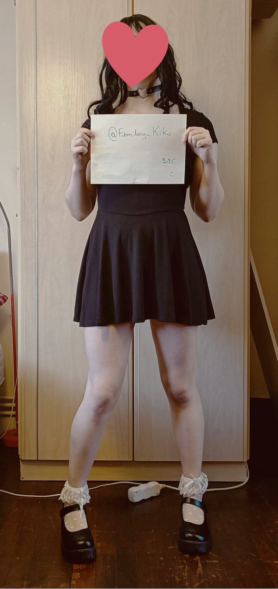Femboy_Kiko's tweet photo. It's been a while Twitter/X ❤️.
A little verification pic, to make things a bit more official I guess 😊.
There is plenty more where this is coming from btw 👉👈.

#sissy #femboy #chastitycage #feminization #submissive https://t.co/9ko5YbADeD
