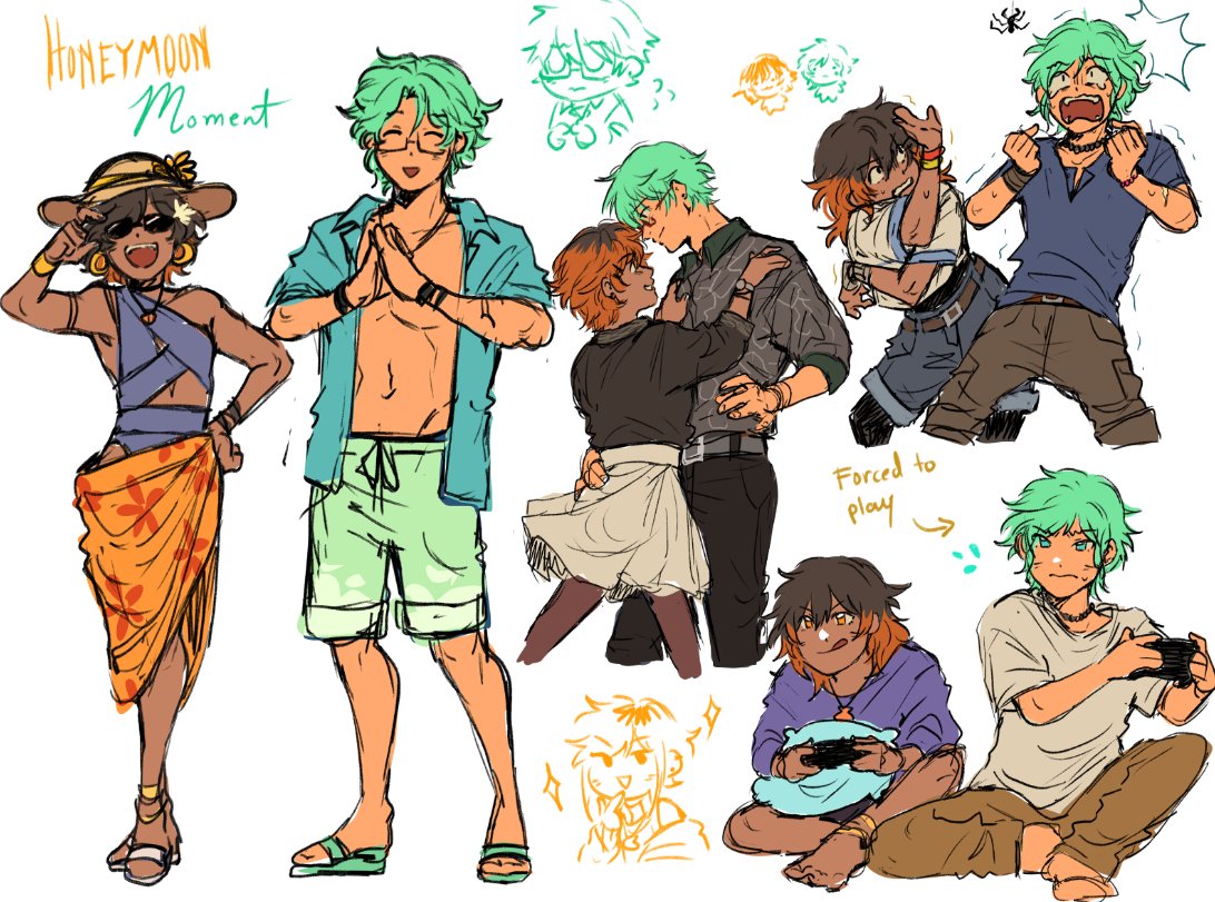 Kove doodle dump most of these r redraws from one of my oldest olba doodle dumps #OurLifeBeginningsAndAlways #olba #coveholden