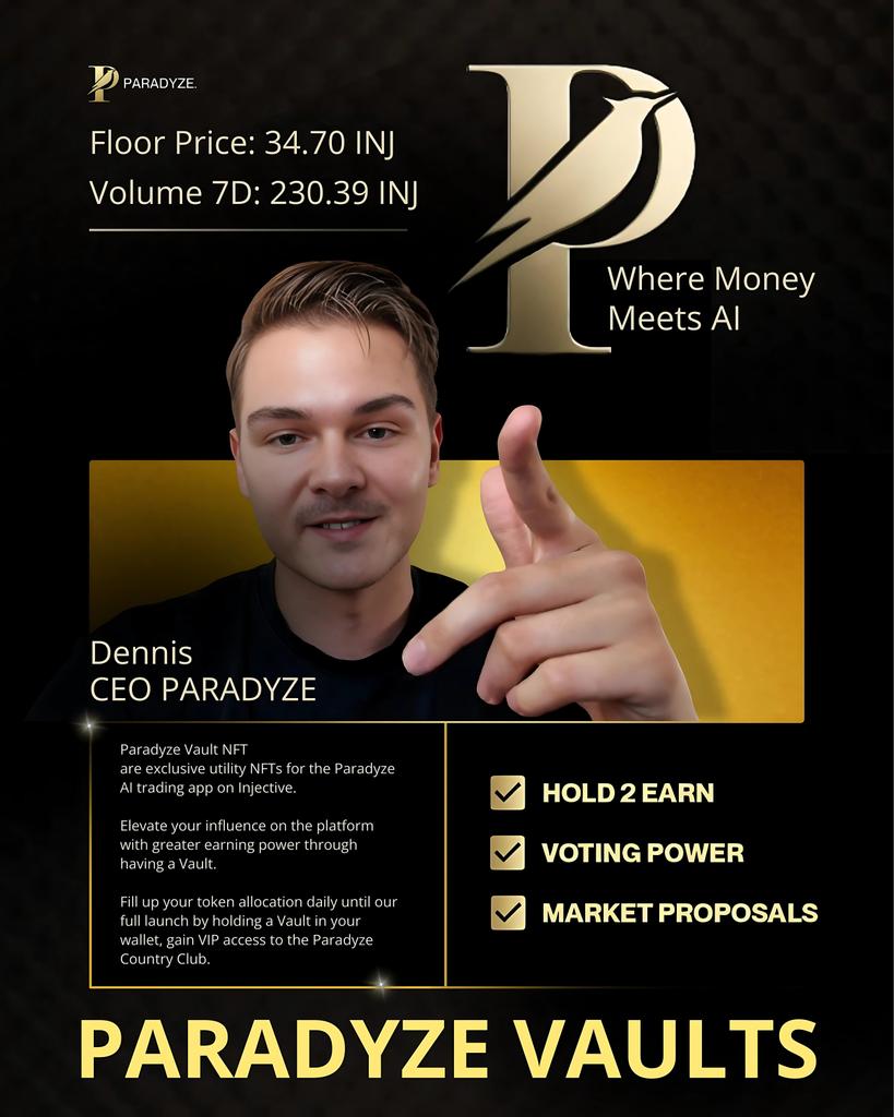 King Great🎒 (@guydegreat) on Twitter photo A few hours left to win a paradyze vault.
Remember to follow <a href="/ParadyzeFi/">Paradyze</a>
And <a href="/injective/">Injective 🥷</a>
Photo credit <a href="/MahmoudH0110/">ⓂBFourteen.inj🥷</a> A few hours left to win a paradyze vault.
Remember to follow <a href="/ParadyzeFi/">Paradyze</a>
And <a href="/injective/">Injective 🥷</a>
Photo credit <a href="/MahmoudH0110/">ⓂBFourteen.inj🥷</a>