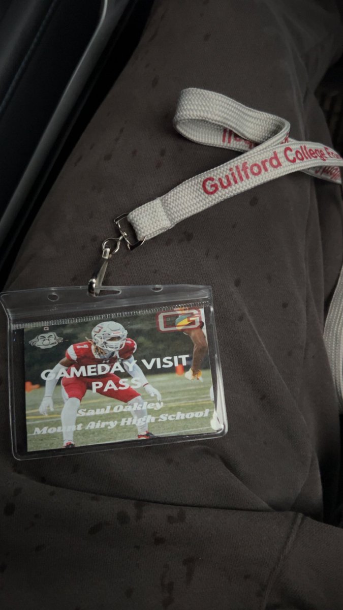 Thanks <a href="/thirty343543/">Coach Justin Thirtyacre</a>  and <a href="/GuilfordFB/">Guilford College Football</a> for the game day visit.