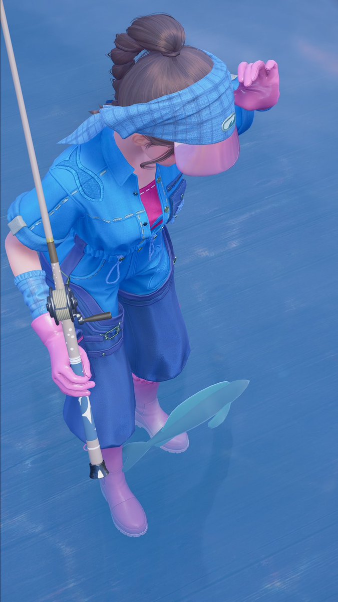 elmo_de_pon's tweet photo. 魚と栽培のセット服も入手した🐟🌷でもハウジングの仕様は全然わからん！ https://t.co/3Ye4oM5XNy