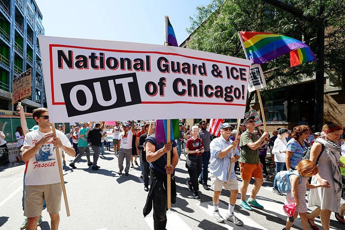 Donald Trump wants to invade Chicago with troops and ICE like it’s Fallujah.

He’s not running for President. He’s running for Dictator of the Goddamn States of America.

If this doesn’t scare you, you’re not paying attention.