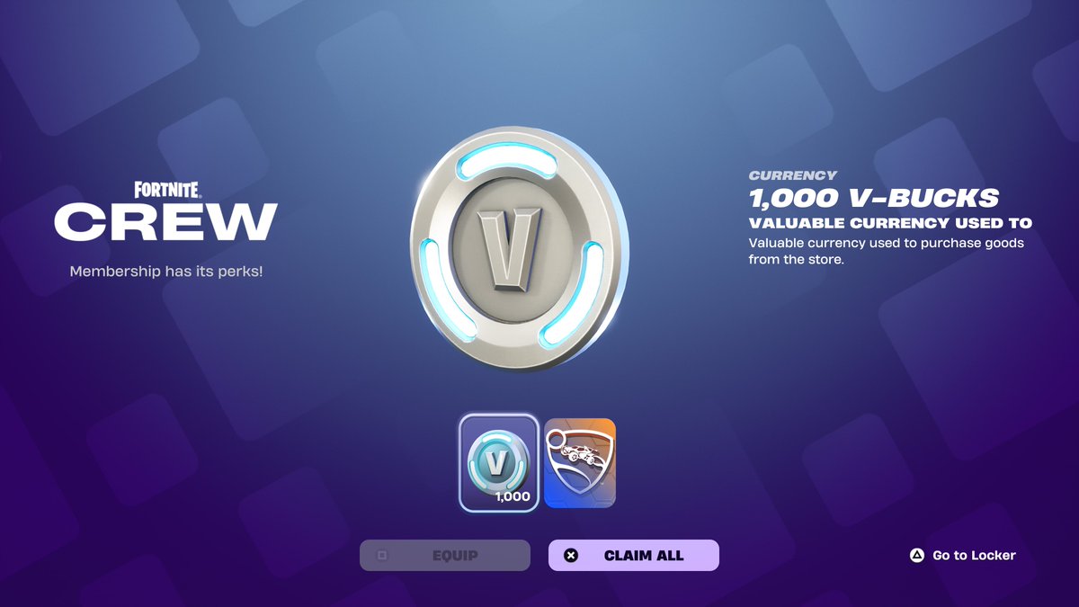 FORTNITE CREW PACK SUBSCRIPTION UPDATE SURVEY SENT!

- Ways to claim previously unclaimed Battle Pass cosmetics
- More cosmetics with each month you're subscribed (the longer you're subscribed, the more items you get)
- Increased # of Creative Islands
- More V-Bucks Each Month