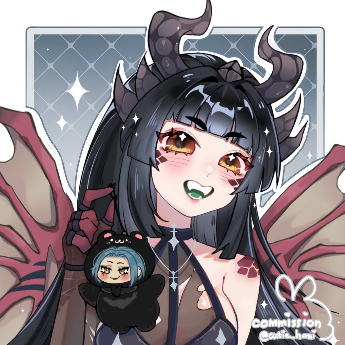 Back with OCx smol OC💗✨

Thank you so much for commissioning Hani!🐰✨
@Gloomy 
<a href="/Leyon_LaGureVT/">『Leyon LaGuré』2.0 in works</a> 
<a href="/vonopizza/">Vono🍕</a>