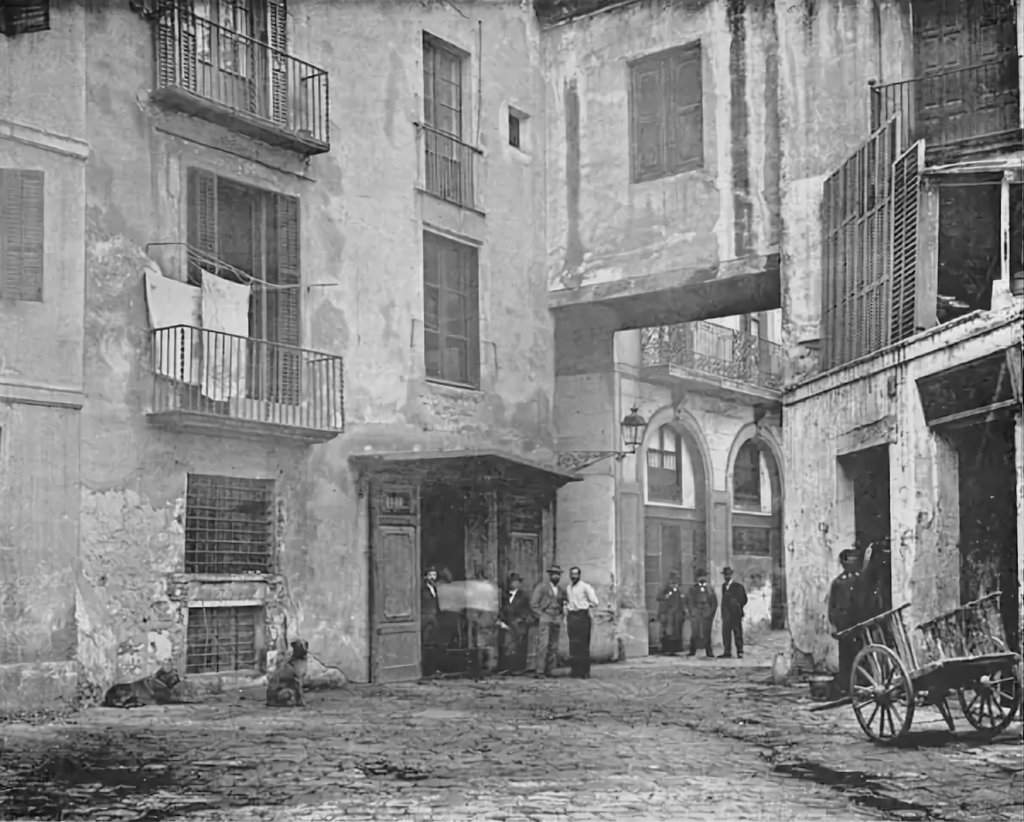 El Fossar de les Moreres a principis del segle passat.  

📷 Fernando Rus