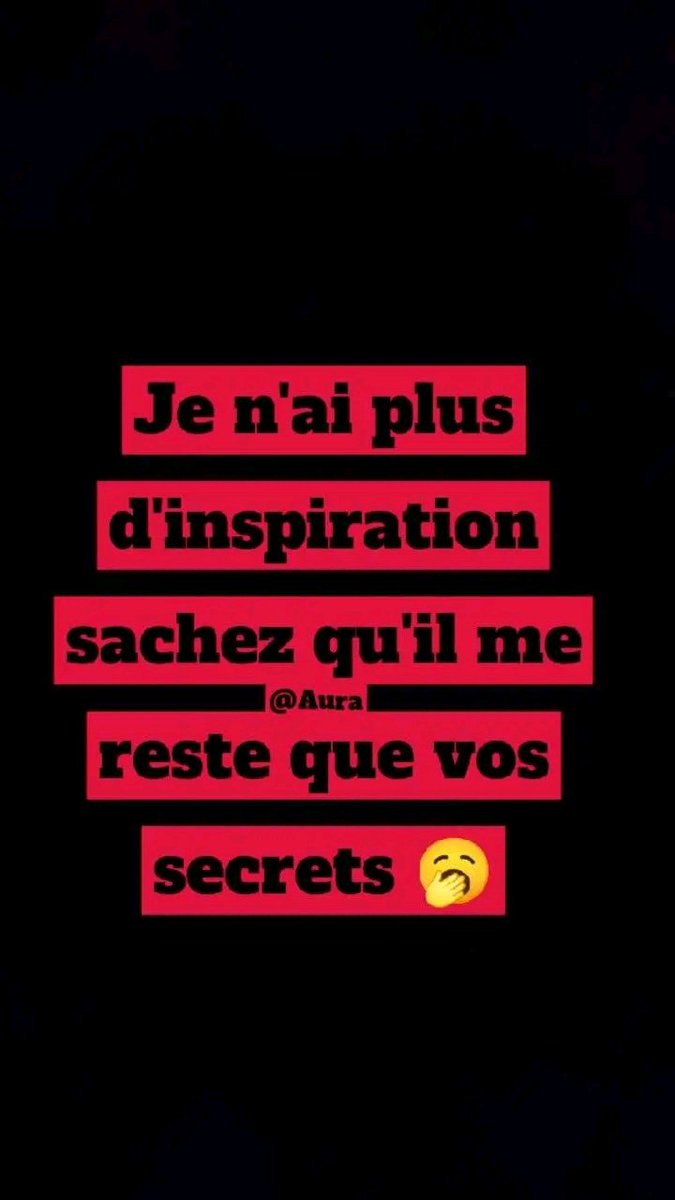 Vos secrets sont en danger🤣🤣🥺😅😅

Vu