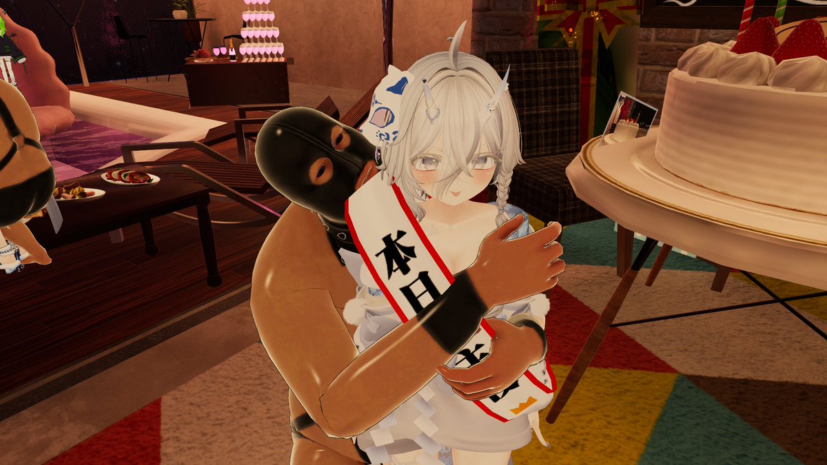 lasen_vrc's tweet photo. Hin寶生日快樂😍 https://t.co/JdwollqIik