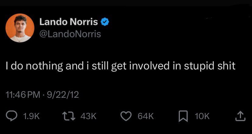 Lando after every McLaren mistake: