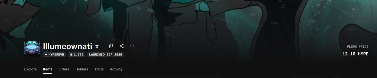 I'm going to share plays that I'm
Illumeownati
<a href="/catbal/"></a>
Yes this is a blueship collection, we can expect at least 20 hype floor is a good capitalization for this collection pulling logic
Collection supported by several strong accounts in the hyperliquid ecosystem, including