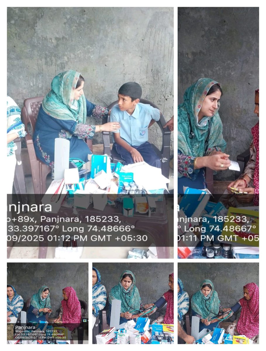 DioRajouri's tweet photo. On the directions of DC, Abhishek Sharma, 07 special medical camps were held today in rain-affected areas in district Rajouri
√ 305 OPD cases attended
√ Essential drugs & care provided
#Rajouri #Healthcare #JKUT
@OfficeOfLGJandK
@Divcomjammu @diprjk @dmrajouri @Abhi1shrma https://t.co/9IBfW26PsS