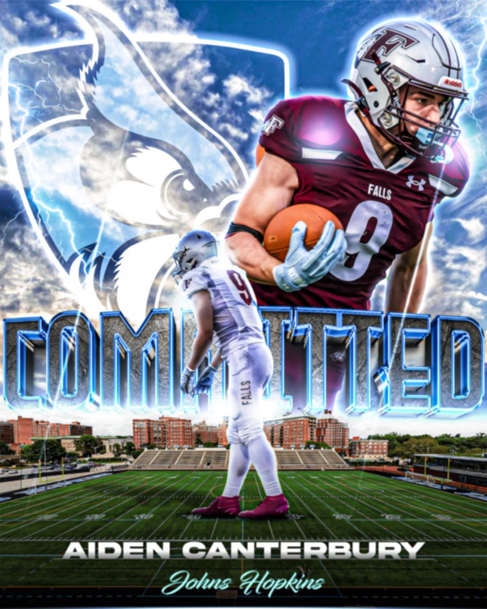 I'm humbled to announce my commitment to the admissions process at Johns Hopkins University! This decision came from months of thinking. I would like to thank my teammates and coaches for believing in and supporting me. I would also like to give my mom a special thank you. As an