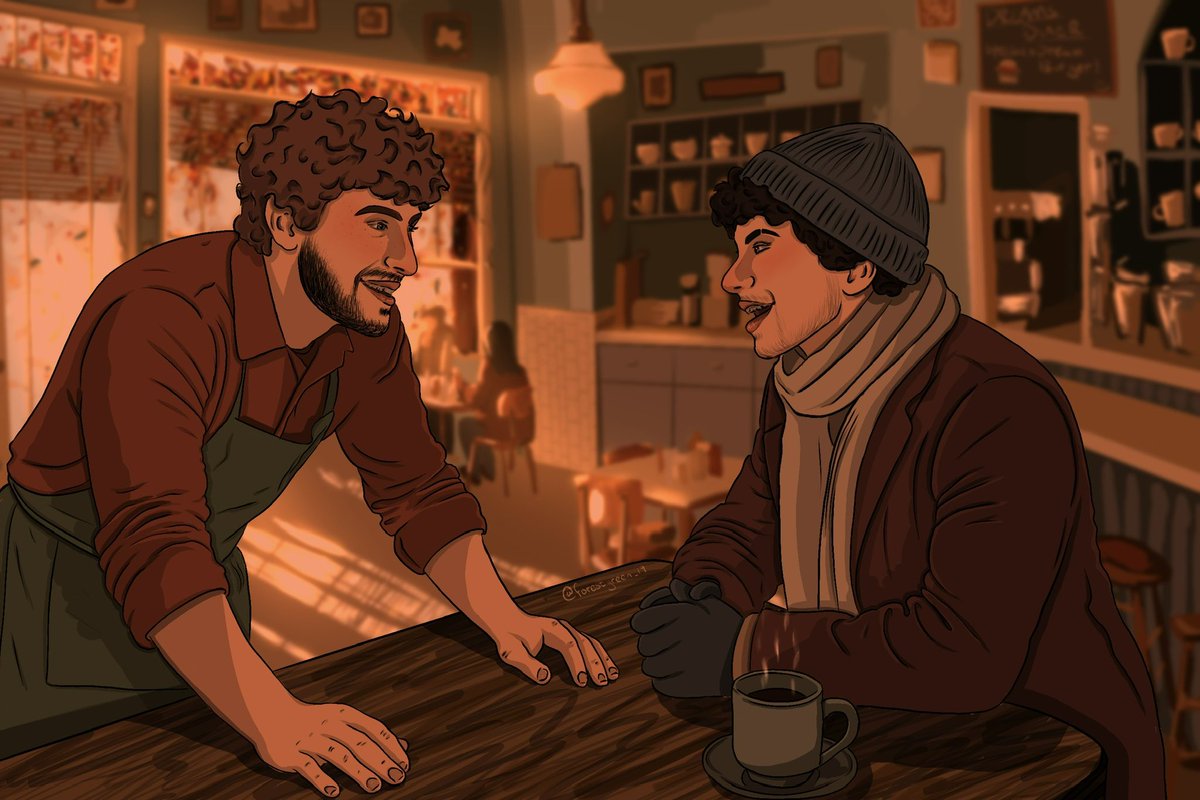 dreams diner ☕️ 🥞 

<a href="/DreamFanartAcc/">Dream Fanart</a>  #dreamfanart #gnffanart