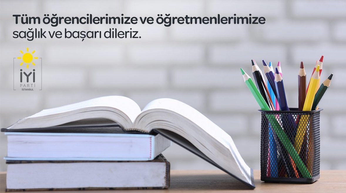 iyiparti_34's tweet photo. 2025-2026 dönemi eğitim-öğretim yılında, tüm öğrencilerimize ve öğretmenlerimize önce sağlık ve sonrasında başarılar diliyoruz. https://t.co/FdwAnR24te