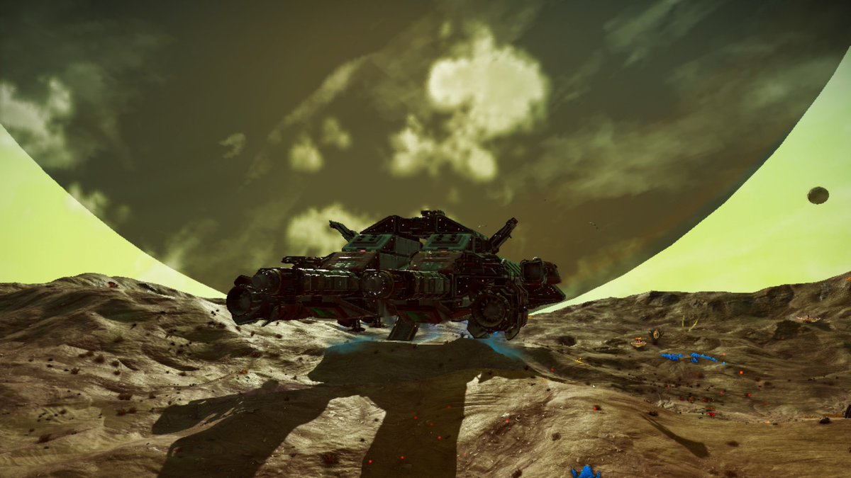 Here is a nice pic of my Corvette <a href="/hellogames/">Hello Games</a> <a href="/NoMansSky/">Sean Murray</a> #NoMansSkyVoyagers