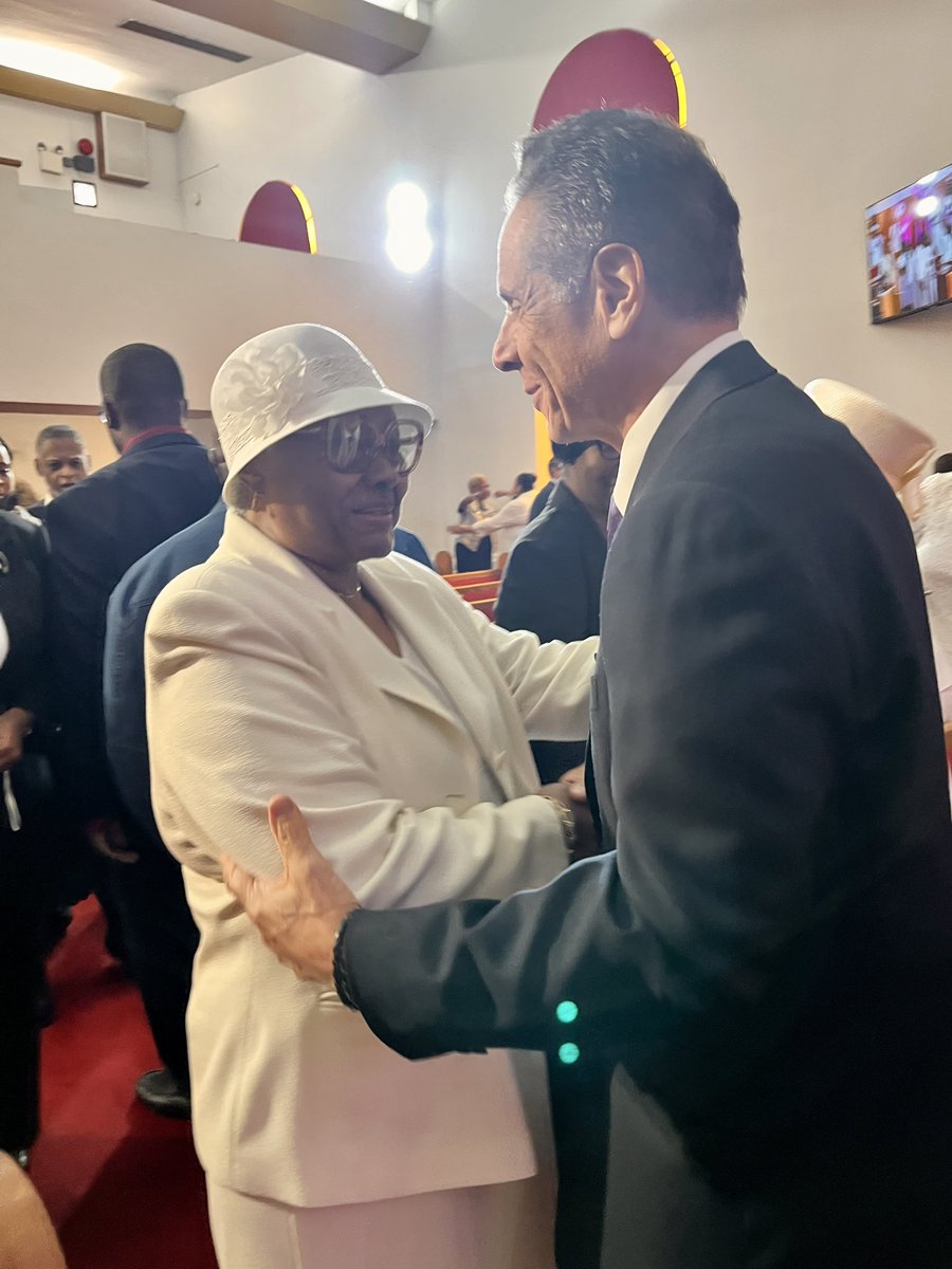 andrewcuomo's tweet photo. This morning, I had the honor of joining the congregations at Calvary Baptist Church and Mt. Pisgah Baptist Church in Queens. Surrounded by faith and community, I discussed my First 100-Day Agenda to restore opportunity, tackle affordability, and improve public safety across NYC.

“Faith without action is dead. We are going to get things done.”

Our city is facing real challenges, but together, with faith and determination, we will rise to the occasion.