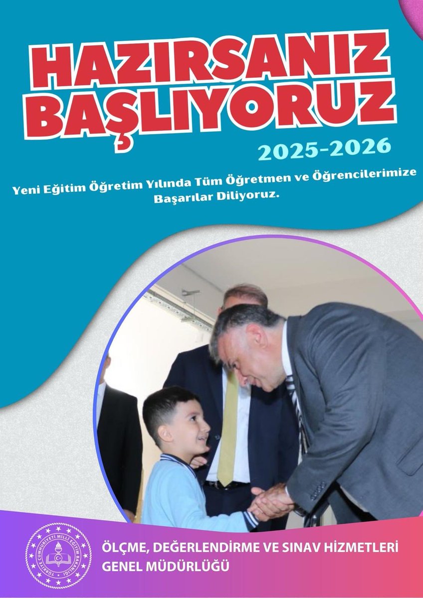 2025–2026 eğitim öğretim yılının, ülkemize ve milletimize hayırlı olmasını temenni eder; başta maarif davamızın yüz akı öğrencilerimiz olmak üzere kıymetli öğretmenlerimize, değerli velilerimize ve tüm eğitim camiamıza başarı, sağlık ve huzur dolu bir yıl dilerim. Yeni dönemin