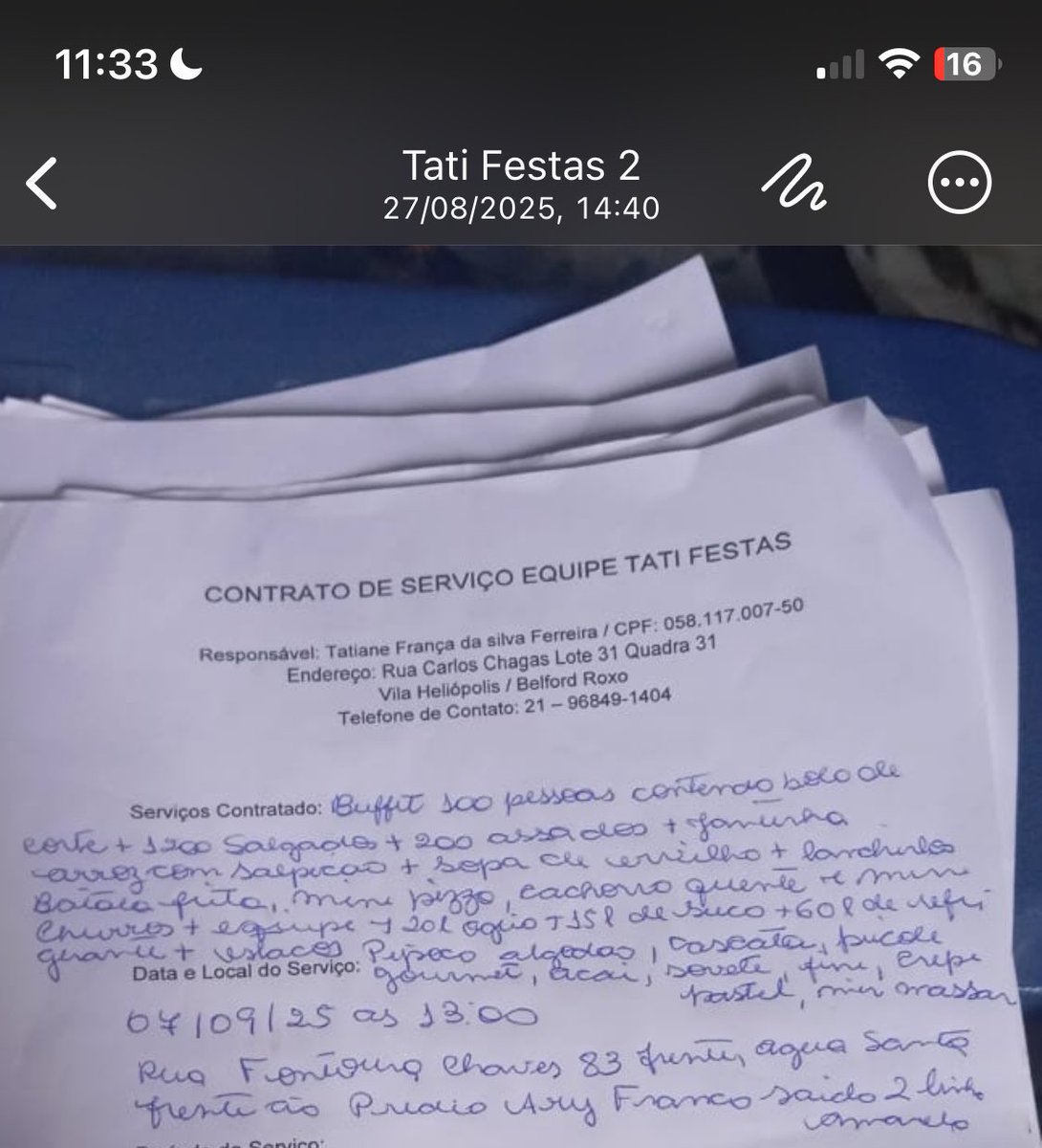 bjjslara's tweet photo. Faltando 6 dias para a festa do meu filho tb fui vítima dessa safada , paguei pelo Buffet completo e as estações para ser realizado no dia 7 e simplesmente ela me posta um vídeo no Instagram dizendo que não vai poder cumprir com oque foi pago!!
Tenho todos os comprovantes https://t.co/ubVTXWP6Zl
