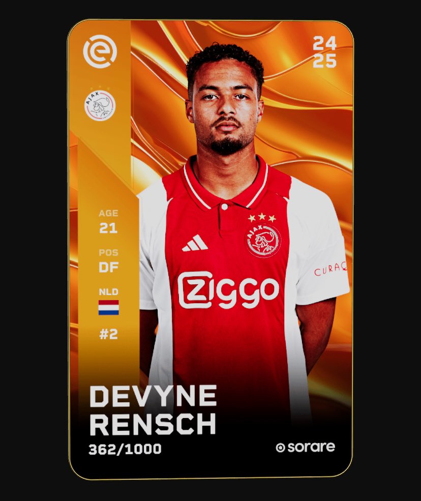 #Sorare 🟡Limited Rensch #Giveaway !👑🐐

To enter:      
⭐️ RT/❤️ this post and my pinned post (you have it bellow👇)
⭐️ Follow
⭐️ Comment your Sorare name!

I’ll DM winner on Tuesday😊
Good luck!🍀

#sorare #soraregiveaway #Giveaway #freecard #NFT