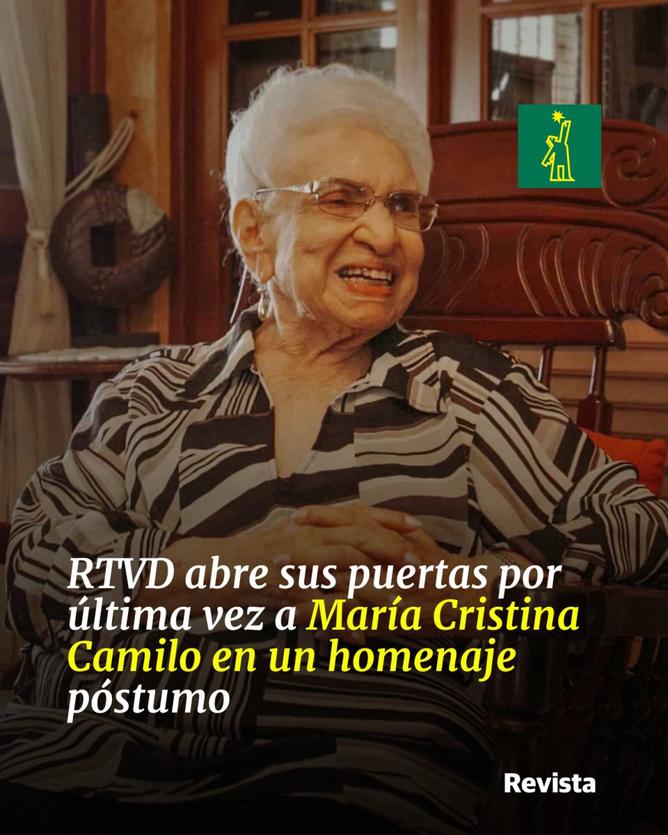 ✨ |#RevistaDL| A los 107 años falleció la pionera de la comunicación dominicana, y el tributo la lleva de regreso a la televisora que marcó el inicio de su trayectoria histórica

🔗ow.ly/k9s350WSKBZ

#DiarioLibre #RTVD #MaríaCristinaCamilo #Homenaje