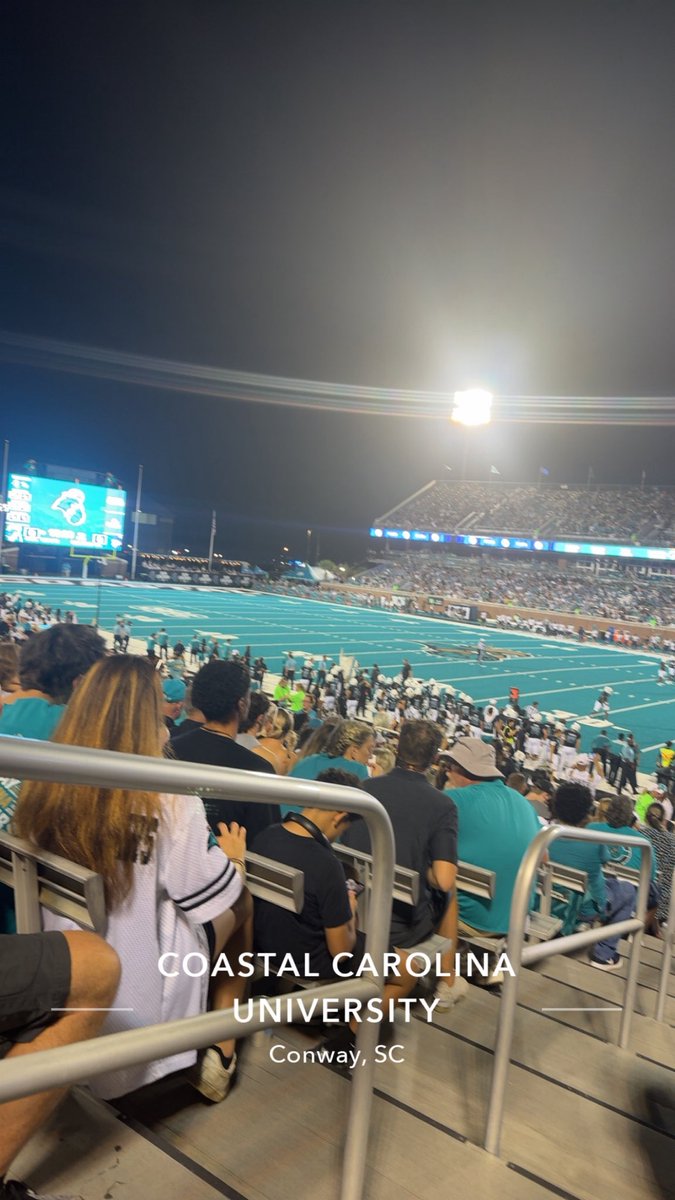 Had An Amazing Time Visting Costal Carolina And I Hope To Be Back Soon!!!
<a href="/AFPatriotFB/">Coach Adam Sanders</a> <a href="/CoachCarter_CCU/">Cortez Carter</a> <a href="/CoachParkerCCU/">Bryan Parker</a> <a href="/KyleWSteinhoff/">Kyle Steinhoff</a> <a href="/BradhamLevi/">Levi Bradham</a> <a href="/ScottAligo/">𝗦𝗖𝗢𝗧𝗧 𝗔𝗟𝗜𝗚𝗢</a> <a href="/Coachtimbeck/">Tim Beck</a>
