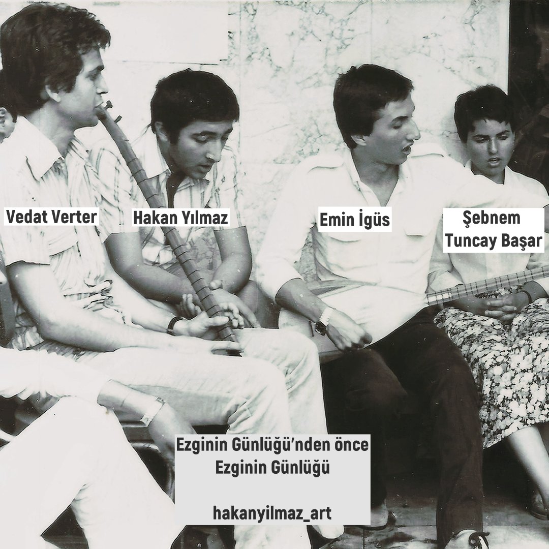 Ezginin Günlüğü’nden Önce Ezginin Günlüğü

Ezginin Günlüğü’nü 1981 yılının yaz sonunda beş kişiyle kurduk: Emin İgüs, Vedat Verter, Şebnem Tuncay Başar, Tugay Başar, Hakan Yılmaz.

Öncümüz ve liderimiz Emin İgüs’tü. Vedat Verter dışındaki dört kurucu üyemiz – Emin, Şebnem, Tugay