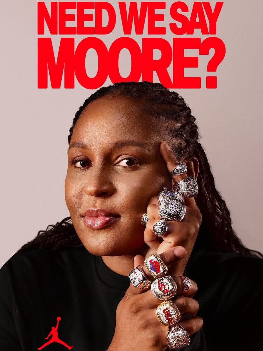 SVTVNetwork's tweet photo. SVTV+ Sports 🏀 
Maya Moore flexing all of her championship rings on her Jordan campaign for induction into the Hall of fame. Different 😮💪🏽🏆 https://t.co/t2XpEIgTCa