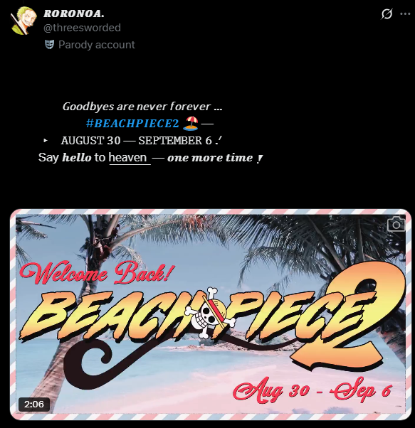 ⠀
Last year, we bid farewell to the summer.
This year, we say that goodbyes are never forever.

No matter where life takes us, we'll always hold every single memory dear.

Thank you, #𝑩𝑬𝑨𝑪𝑯𝑷𝑰𝑬𝑪𝑬𝟐🏖: and have a wonderful rest of your times!
⠀
⠀