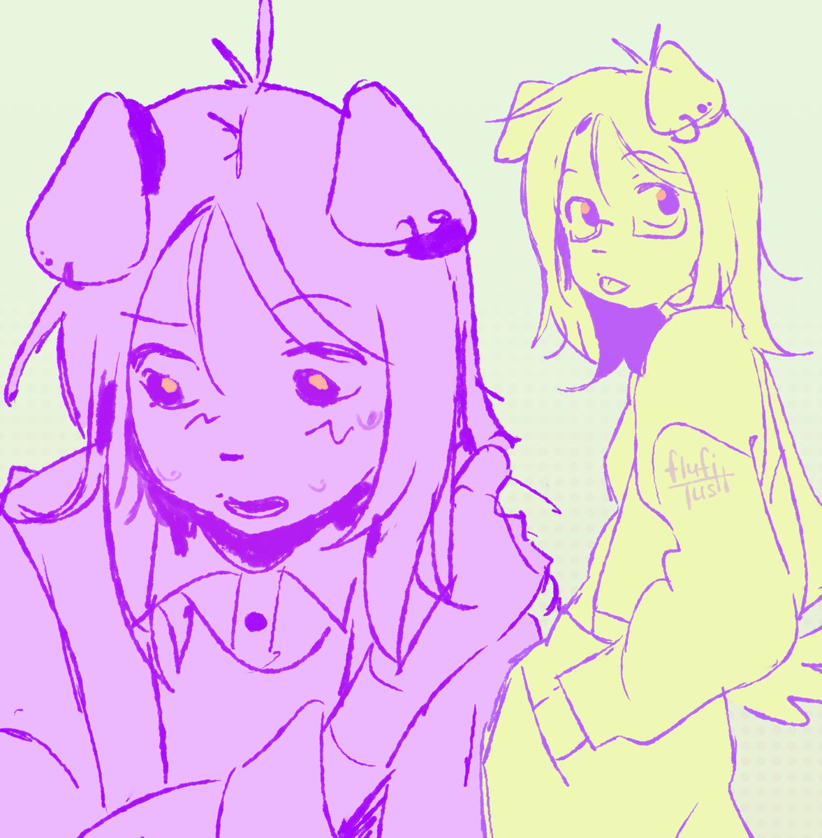 flufilush's tweet image. dog