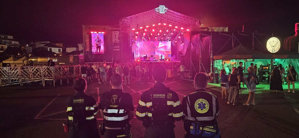 Nos desplazamos hasta Puerto de la Cruz, para asumir la dirección técnica del festival <a href="/PheFestival/">PHE FESTIVAL</a>, en colaboración con Ambulancias Vecindario y recursos de emergencias, se ha logrado que el publico haya podido disfrutar de un #EventoSeguro sin incidentes destacables.
#Gesemecri