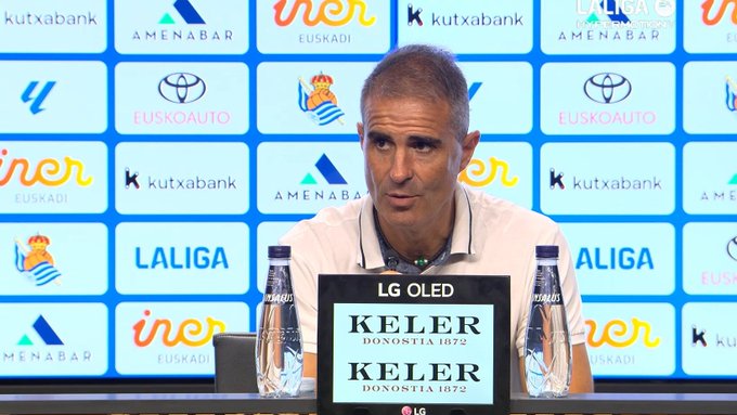 Gaizka Garitano, en sala de prensa (Foto: CCF).