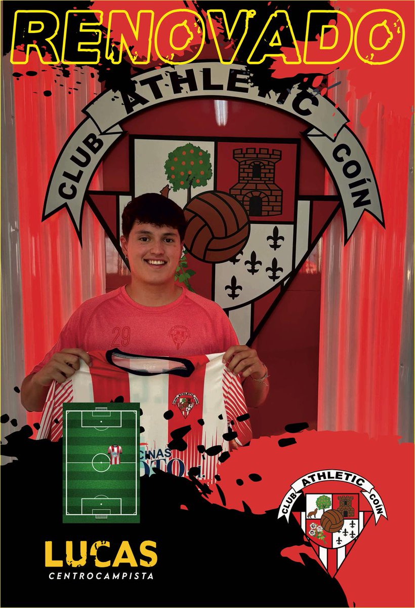 🔴⚪🔴 RENOVADO 🔴⚪🔴

Lucas continuará  la próxima temporada en el Athletic de Coin.

Otro canterano más que da el salto al primer equipo. Medio centro que aportará su intensidad y ganas.

Enhorabuena y mucha suerte.