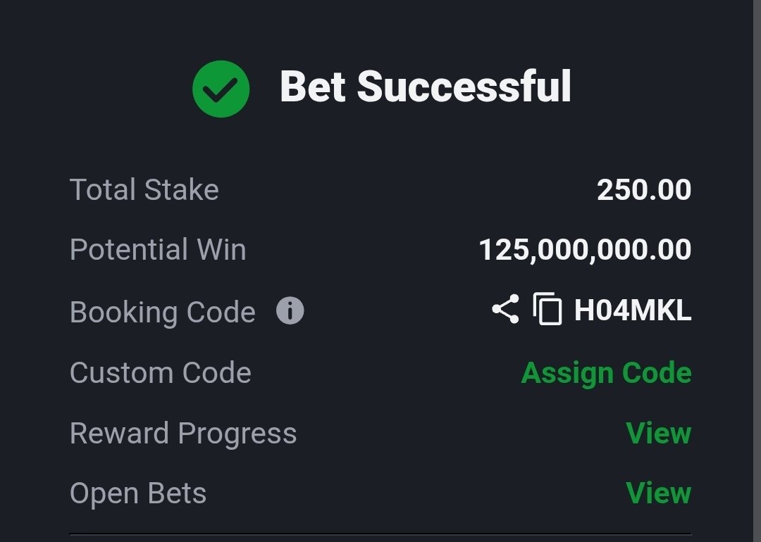 CHAMPIONS 🏆 LEAGUE X EUROPA 
RM98KP - 40K ODD
JJS0P3 - 15K ODD
NQ4G0E - 1K ODD

PICK 1 OR 2 AND PLAY ▶️  DO YOUR EDIT FROM MAIN GAME ......GOODLUCK ✅️