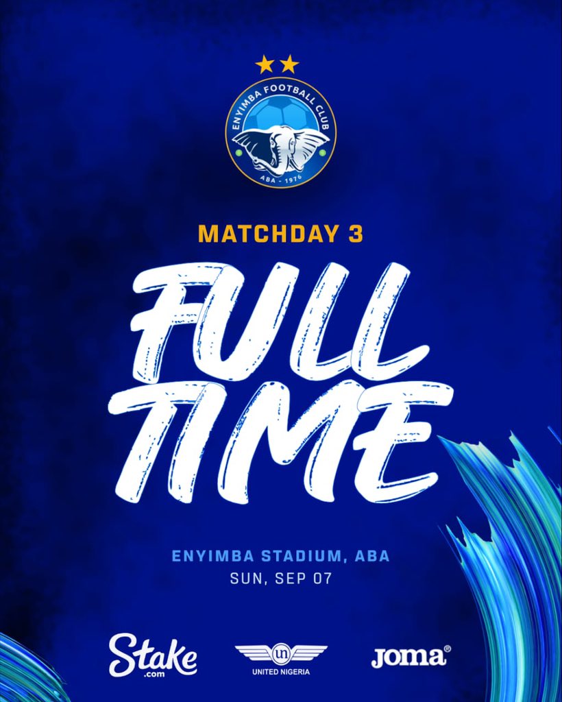 EnyimbaFC's tweet image. FT’ |  Stalemate in Aba 

| 0-0 |

#NPFL26 | #ENYNAS