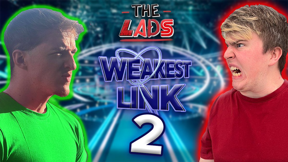 RELEASING IN 15 MINUTES...

THE LADS WEAKEST LINK 2!!!!

THIS WAS FILMED A COUPLE MONTHS AGO AND IF YOU WANT A GOOD LAUGH AND TO SEE SOME AWFUL QUIZZING, THIS IS THE VIDEO FOR YOU

2 more irl videos on the way (eventually) too

Link in replies :D