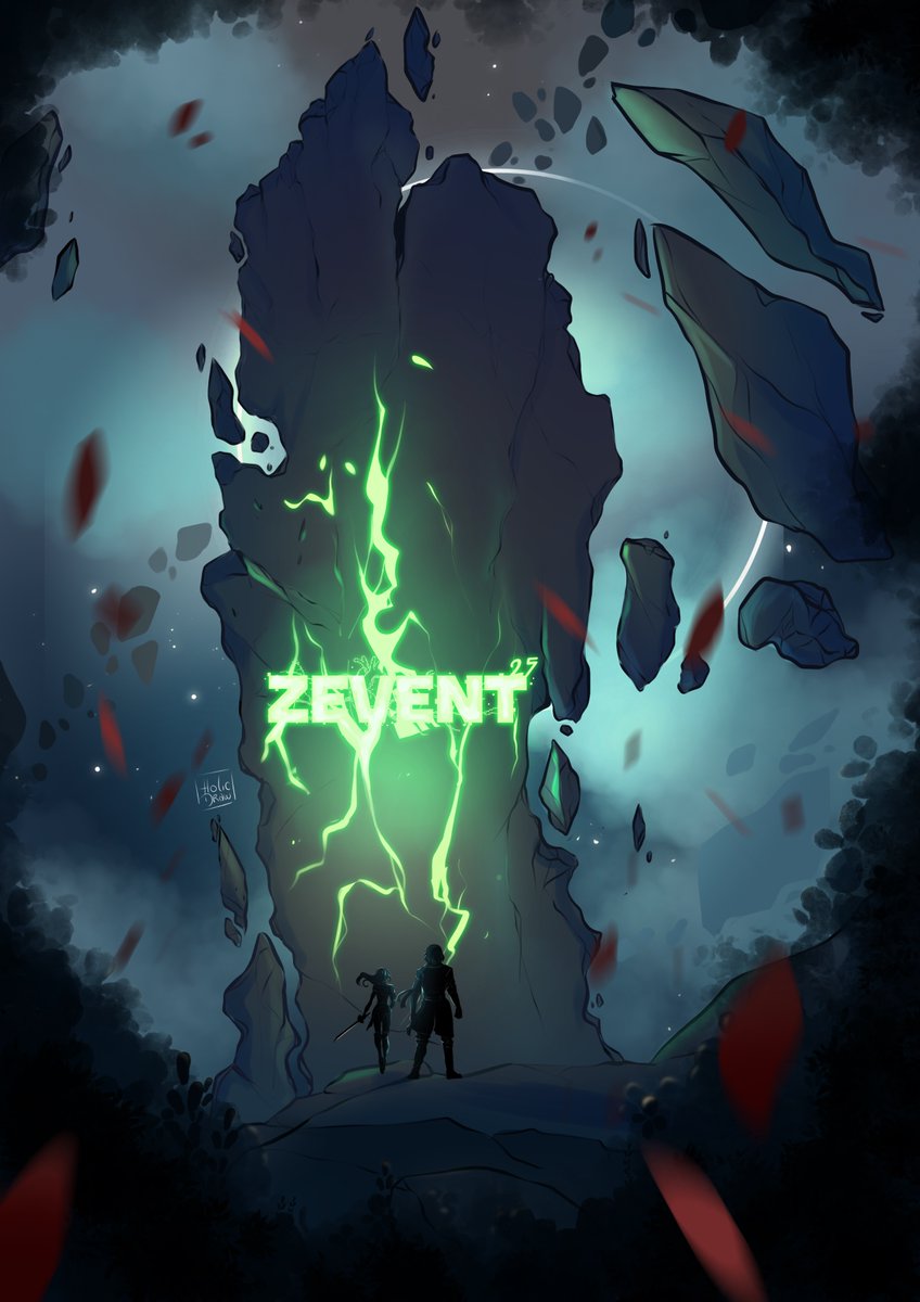 HolicDraw's tweet image. Ma participation au #concoursZEVENT ! J’avais que deux heures devant moi pour pondre quelque chose mais un plaisir de pouvoir participer 💜.  @ZEVENTFR @SandfallGames