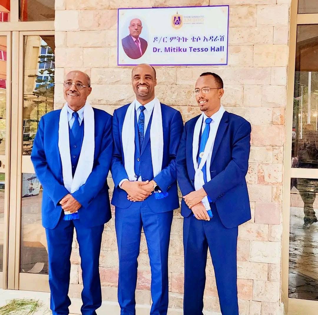 I’m truly happy to hear that Ambo University has named its auditorium after Dr. Mitiku Tesso, a fitting tribute to his remarkable contributions to the University’s growth #AmboUniversity #Ethiopia #AddisAbaba