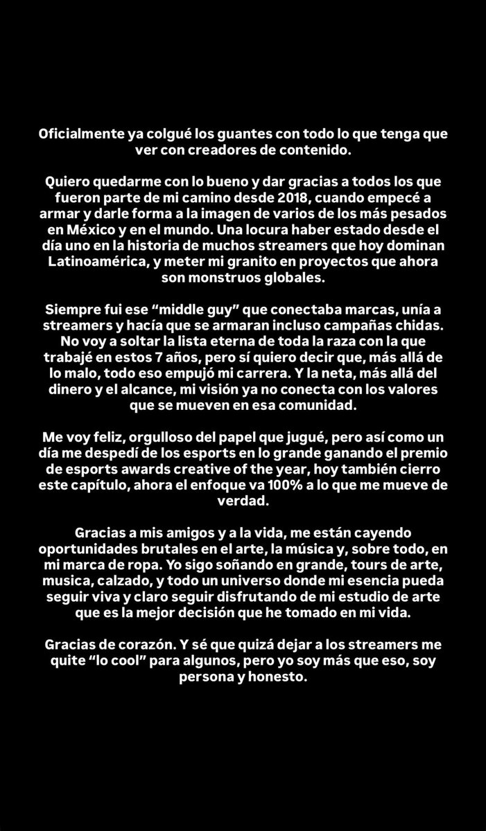 Gracias pero es momento de ver por mas ♥️🇲🇽, los amo un vergo y espero sean parte de lo que estoy por construir