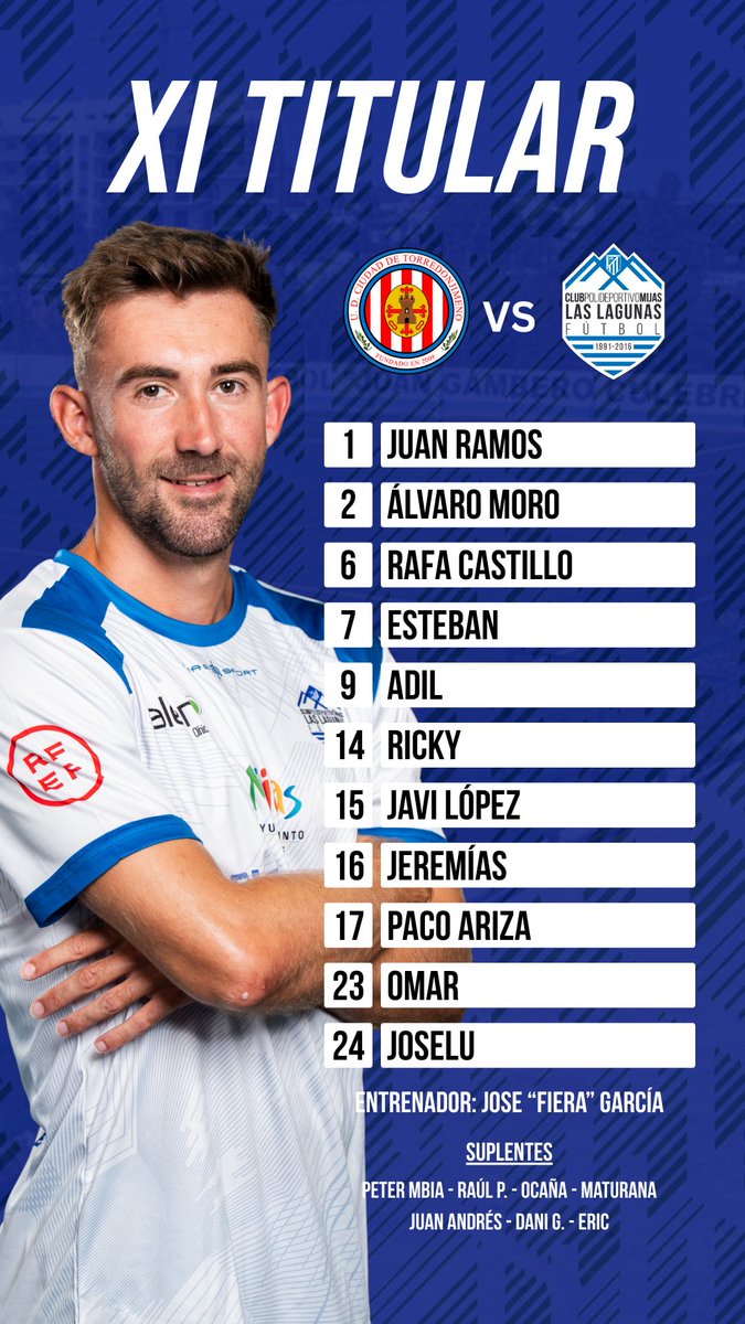 𝐍𝐔𝐄𝐒𝐓𝐑𝐎 𝐗𝐈 𝐏𝐀𝐑𝐀 𝐇𝐎𝐘 🆚 <a href="/UDCTOFICIAL/">UDC Torredonjimeno</a> 

#JuntosCrecemos #VamosLagunas 🤍💙