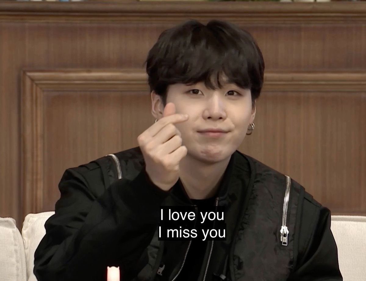 Yoongi shaped hole in my heart hurts extra today, I miss him