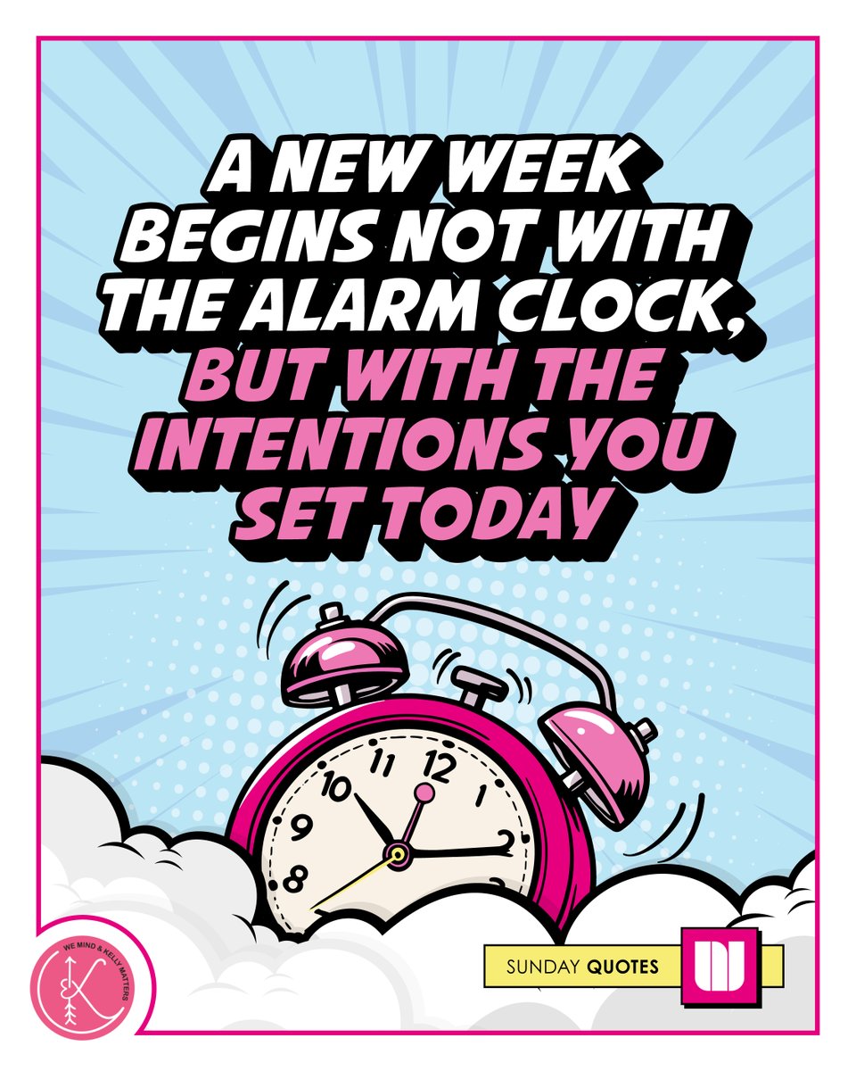 Windowwidgets's tweet image. A new week begins not with the alarm clock, but with the intentions you set today! ⏰

Kellys Heroes 💗 

#mentalhealth #mentalhealthawareness #windowwidgets #selfcare #selflove #mentalhealthmatters #motivation #positivity