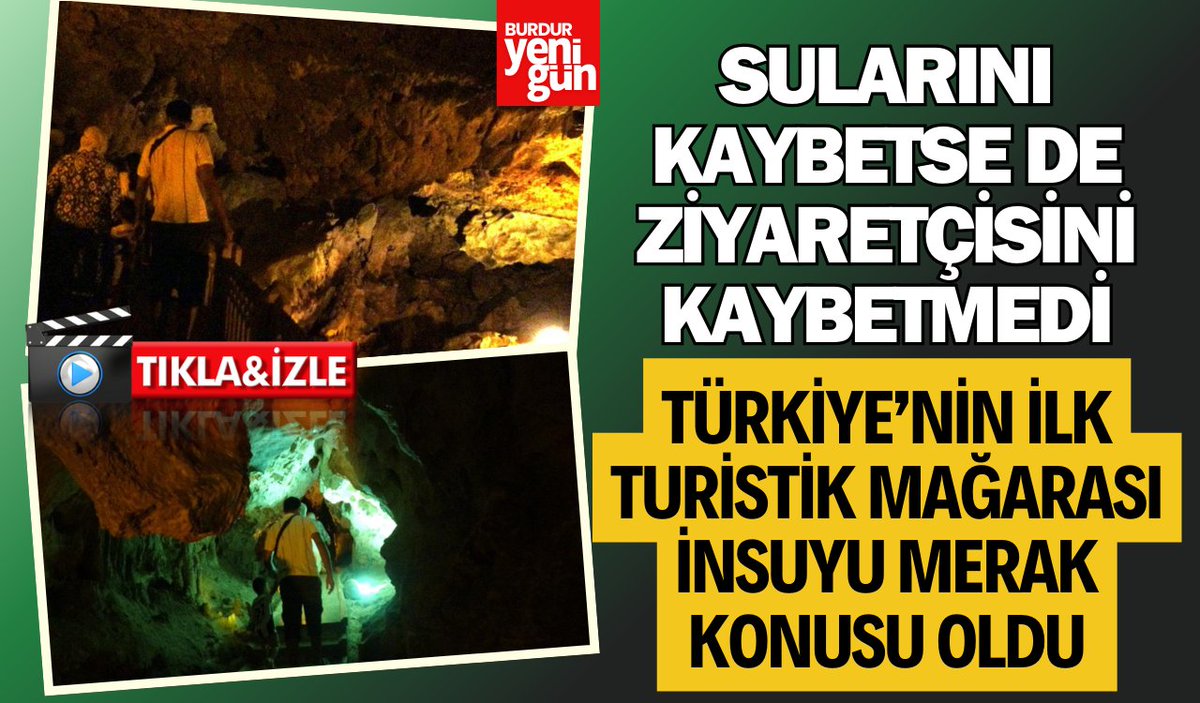 Türkiye’nin İlk Turistik Mağarası İnsuyu Merak Konusu Oldu burduryenigun.com/turkiyenin-ilk…