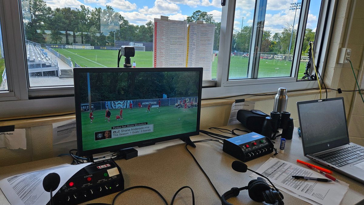 Josh Ayen (@josh_ayen) on Twitter photo Are you ready for some ̶f̶o̶o̶t̶b̶a̶l̶l̶ fútbol? ⚽
Excited to kick off another season of <a href="/GoMastodons/">Purdue Fort Wayne Mastodons</a> broadcasts with a soccer doubleheader at Hefner Stadium!
<a href="/MastodonMSoccer/">Purdue Fort Wayne MSOC</a> looks to stay unbeaten against Bradley.
Join us at 2pm right here: espn.com/watch/player/_… Are you ready for some ̶f̶o̶o̶t̶b̶a̶l̶l̶ fútbol? ⚽
Excited to kick off another season of <a href="/GoMastodons/">Purdue Fort Wayne Mastodons</a> broadcasts with a soccer doubleheader at Hefner Stadium!
<a href="/MastodonMSoccer/">Purdue Fort Wayne MSOC</a> looks to stay unbeaten against Bradley.
Join us at 2pm right here: espn.com/watch/player/_…