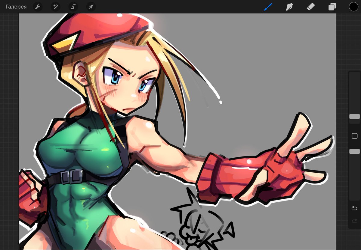 DK_FREAK_'s tweet photo. well i tried #StreetFighter #cammy #fanart https://t.co/sfaMK9ERVw