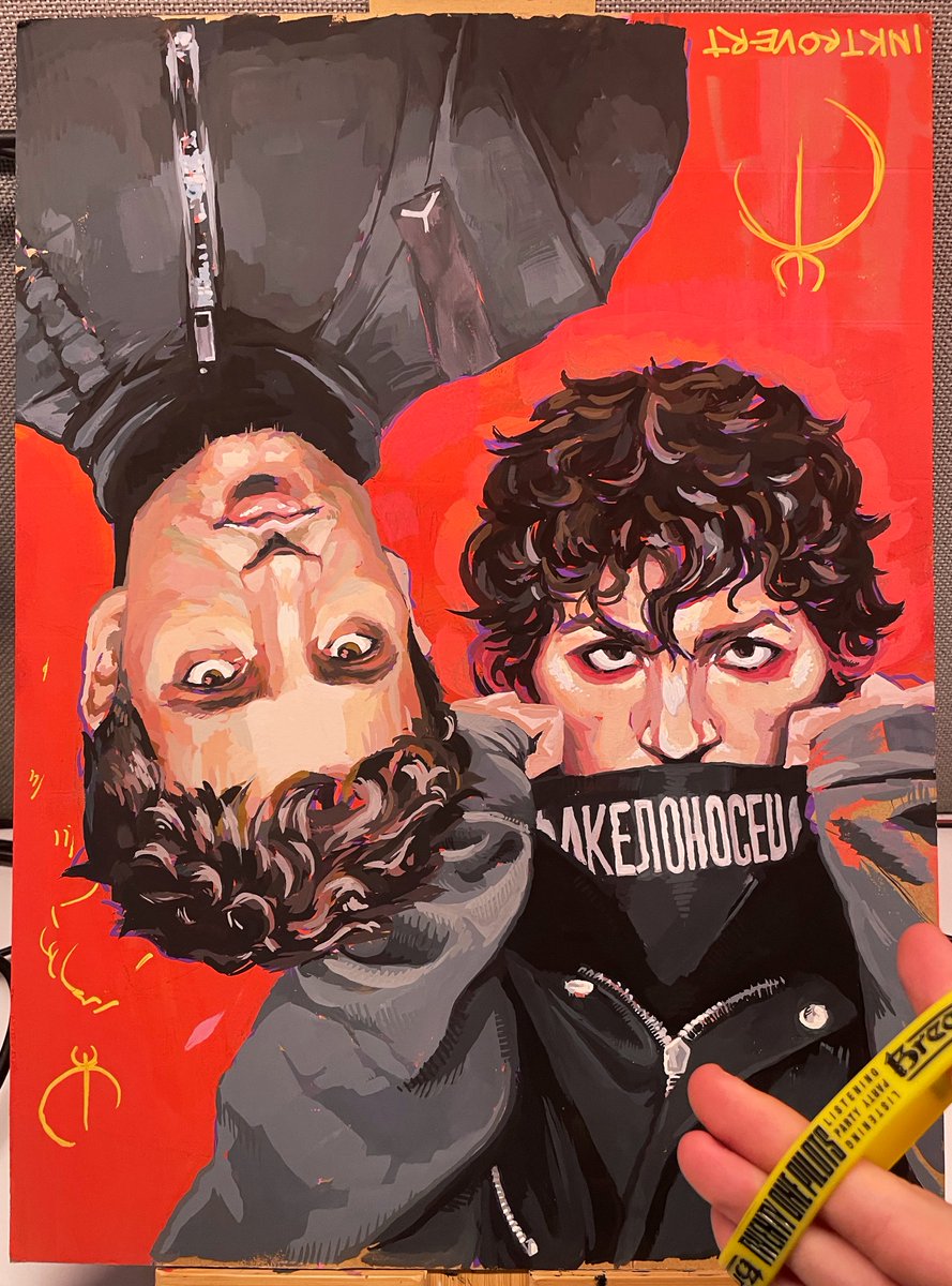 inktr0vrt's tweet photo. WIP UPDATE! still got places to polish n finish the bg but im loving how its coming along! also i went to the #breachlisteningparty yesterday - you guys arent mentally prepared for this album.

#cliqueart #twentyonepilots #goache https://t.co/qUkw9OT5LZ