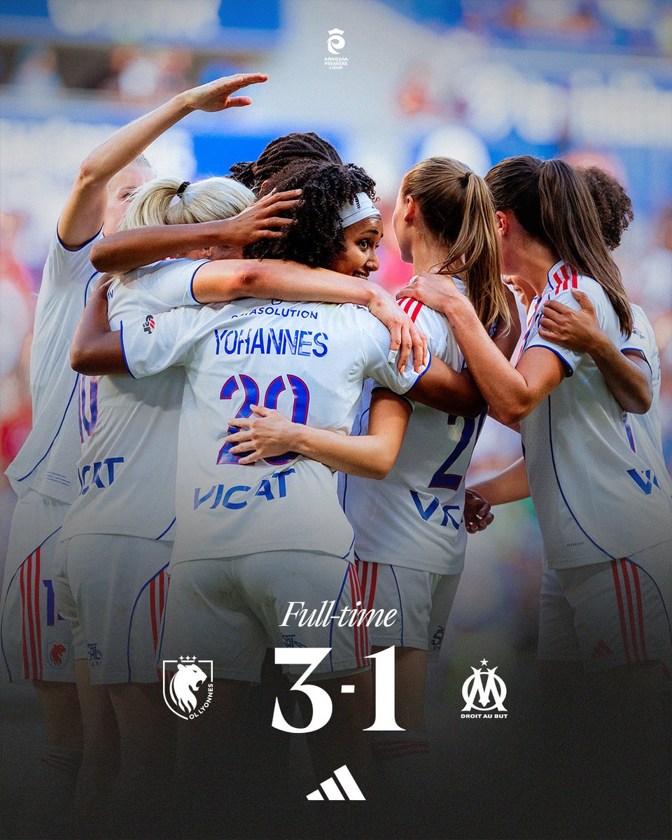 Les trois points à la maison. 🤗

Rendez-vous le 27 septembre face au PSG : billetterie.ol.fr/fr/catalogue/m…

#OLOM