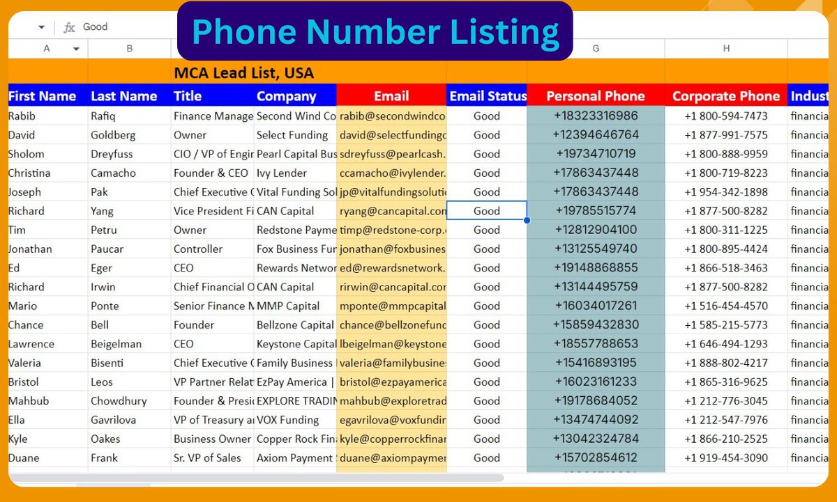 amitkumar191292's tweet image. 📞 Do you need a verified phone number list to grow your business?

❣️ Fiverr profile: lnkd.in/gTRaR_xq

❣️ Upwork profile: shorturl.at/DHjyz

❣️Work: lnkd.in/gi_qdJet

#leadgeneration #leads #lead #phone #phonenumbers #owner #director #ceo #businessowner