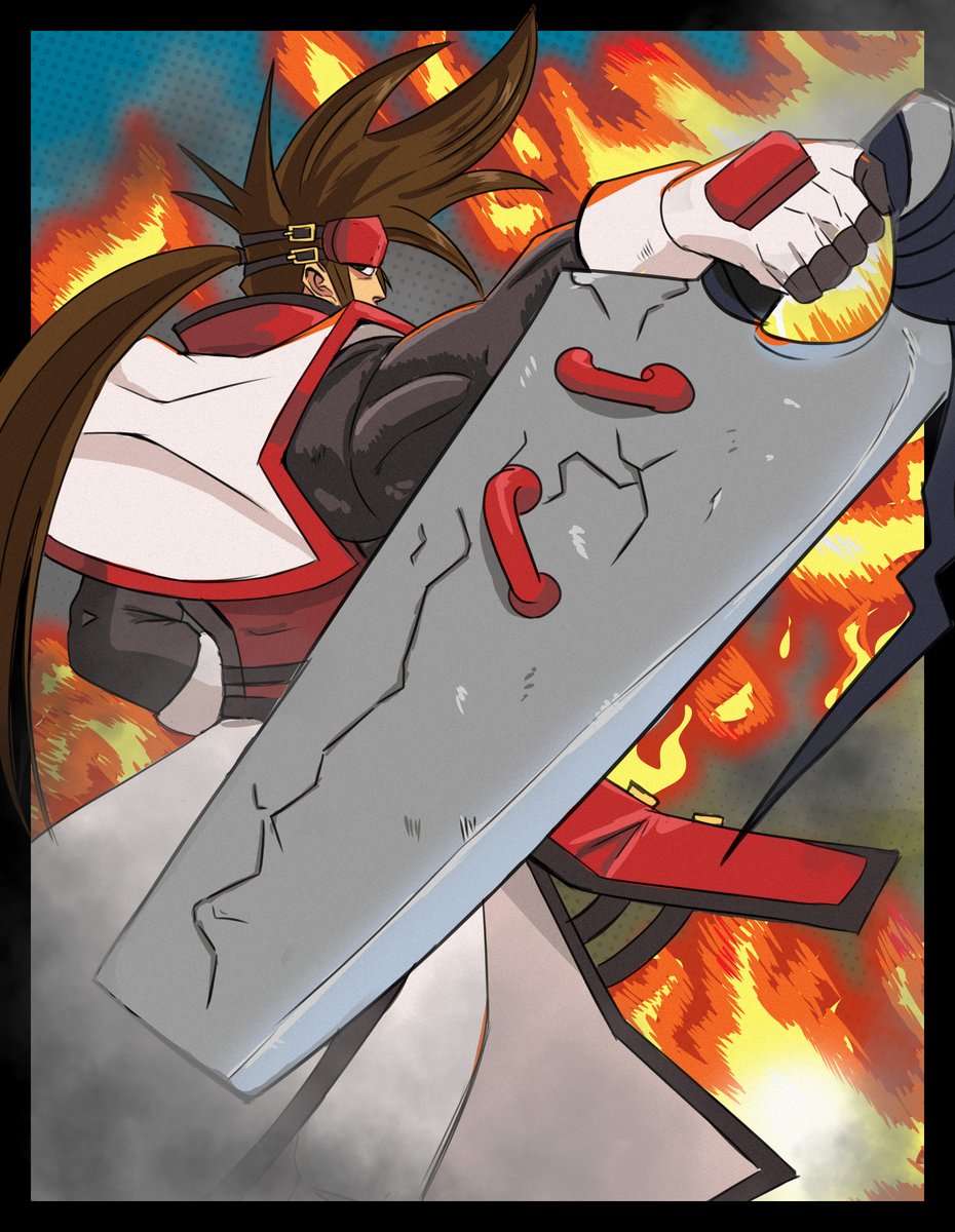 Charizawa's tweet photo. Holy Order Sol Baguy #GUILTYGEAR https://t.co/5lixamuUrz
