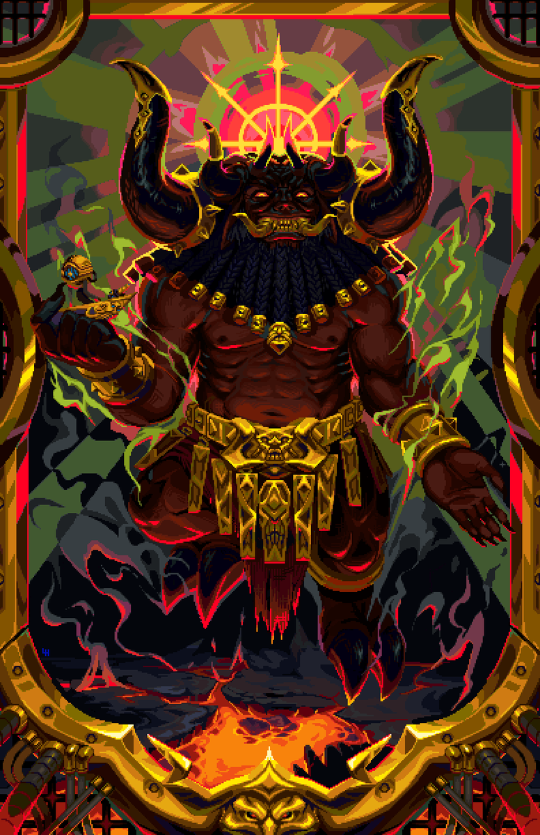 Hashut- God of the Chaos Dwarves

The fall poster for DC's Sparkle Party (local warhammer event)

#GamesWorkshop #Warhammer #pixelart