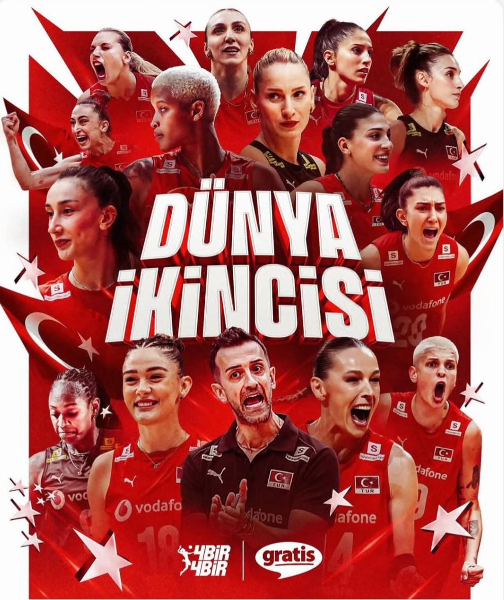 Canınız Sağolsun♥️🤍
Sizinle Gurur Duyuyoruz👏👏
Tebrikler Filenin Sultanları 🇹🇷🇹🇷

#FileninSultanları